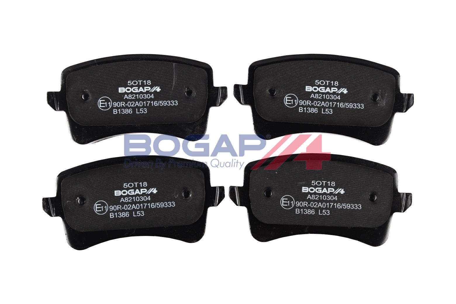 BOGAP A8210304 Brake Pad Set, Disc Brake | ML Performance Car Parts