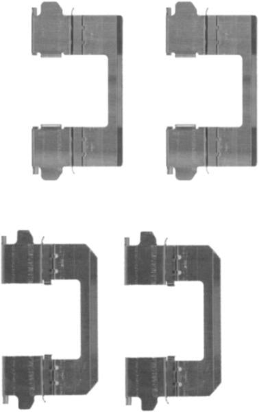 TEXTAR 82507800 Brake Pad Fitting Kit