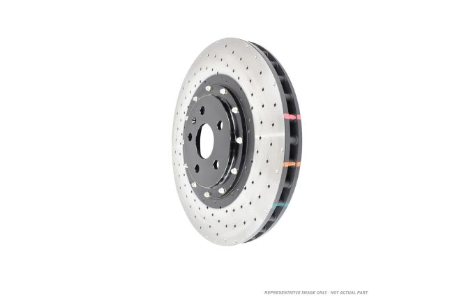 DBA-52069BLK  5000 Series HD Brake Rotor; Rear | ML Performance Car Parts