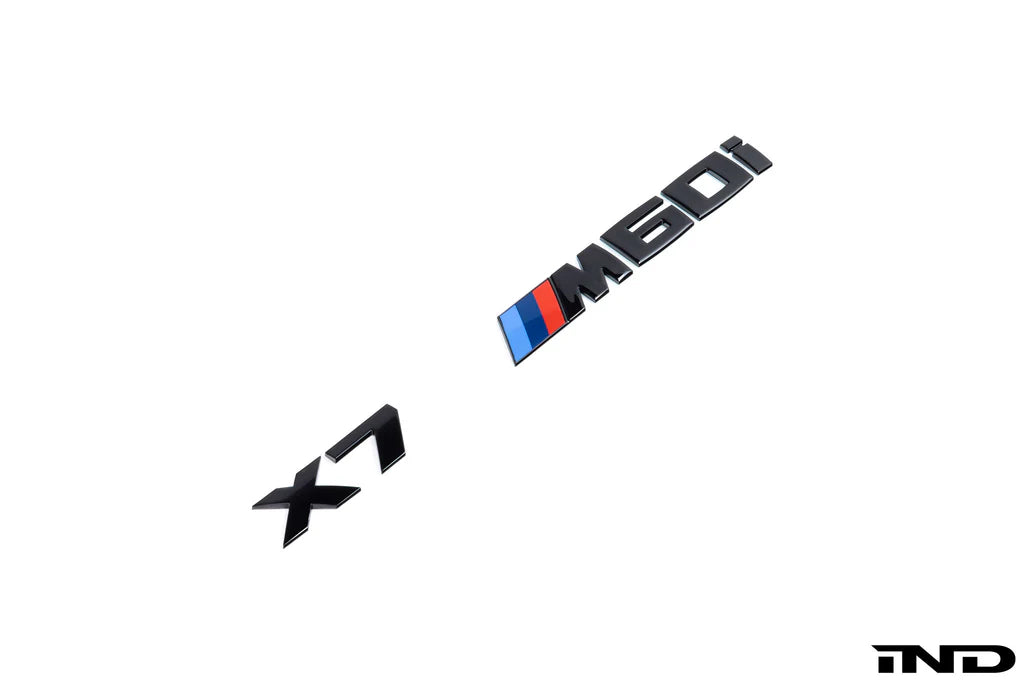 IND G0X X5 / X6 / X7 M50i / M60i Painted Trunk Emblem