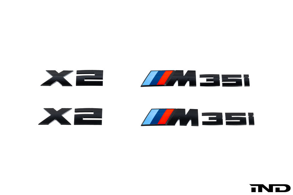 IND U10 X2 M35i Painted Trunk Emblem