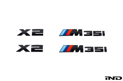 IND U10 X2 M35i Painted Trunk Emblem