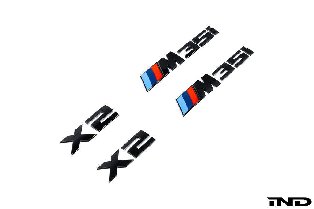 IND U10 X2 M35i Painted Trunk Emblem