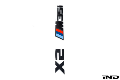 IND U10 X2 M35i Painted Trunk Emblem