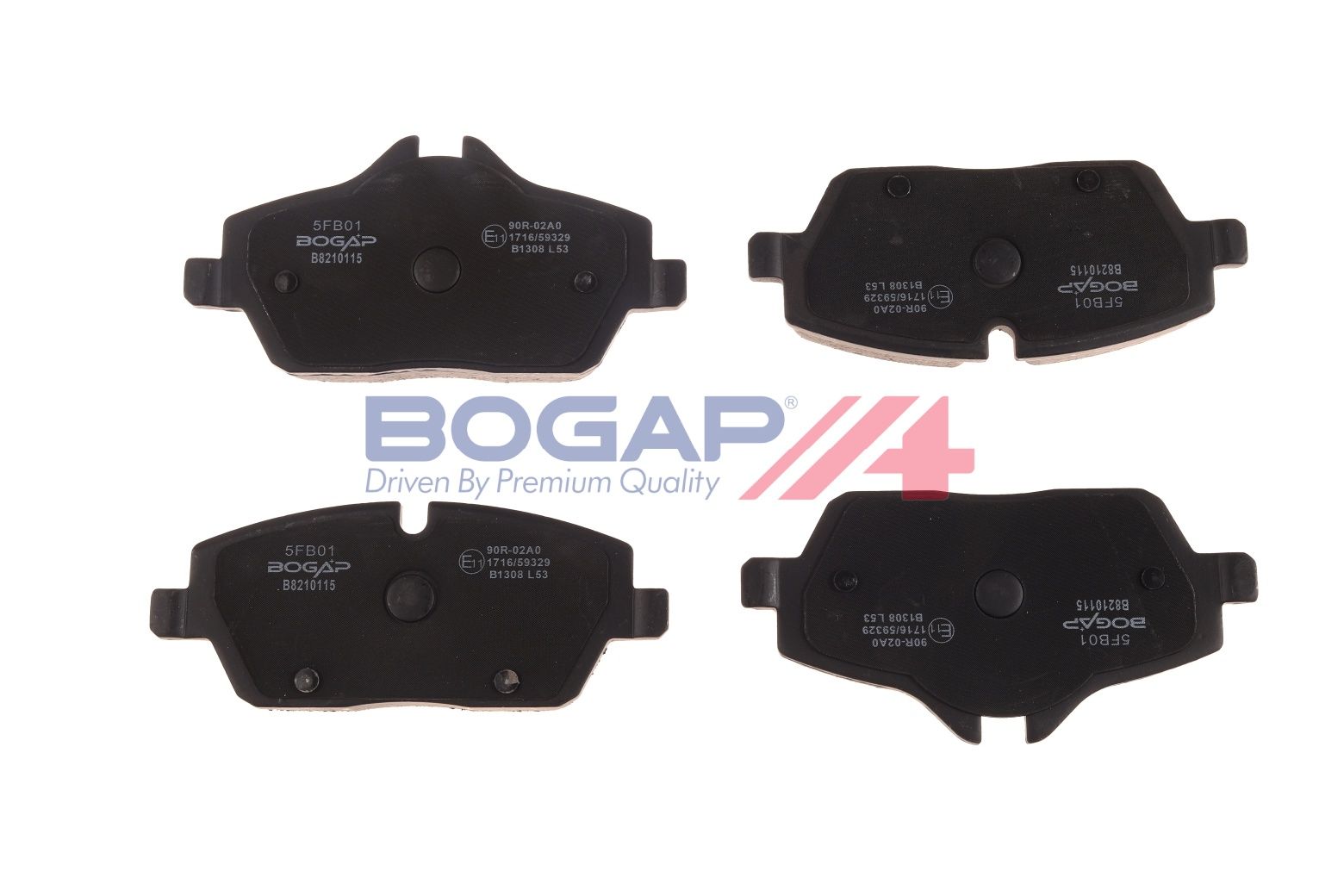 BOGAP B8210115 Brake Pad Set, Disc Brake | ML Performance Car Parts