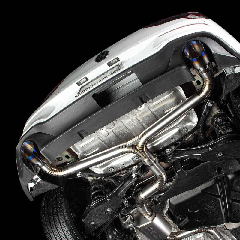 COBB 5V4160 CAT-BACK EXHAUST SYSTEMS TITANIUM FOR VOLKSWAGEN GOLF GTI (MK8) 2022-