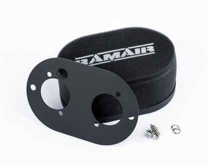 Ramair RS2V2-236-402 Carburettor Foam Air Filter with Baseplate to fit Dellorto 40 DHLA - 40mm Internal Height