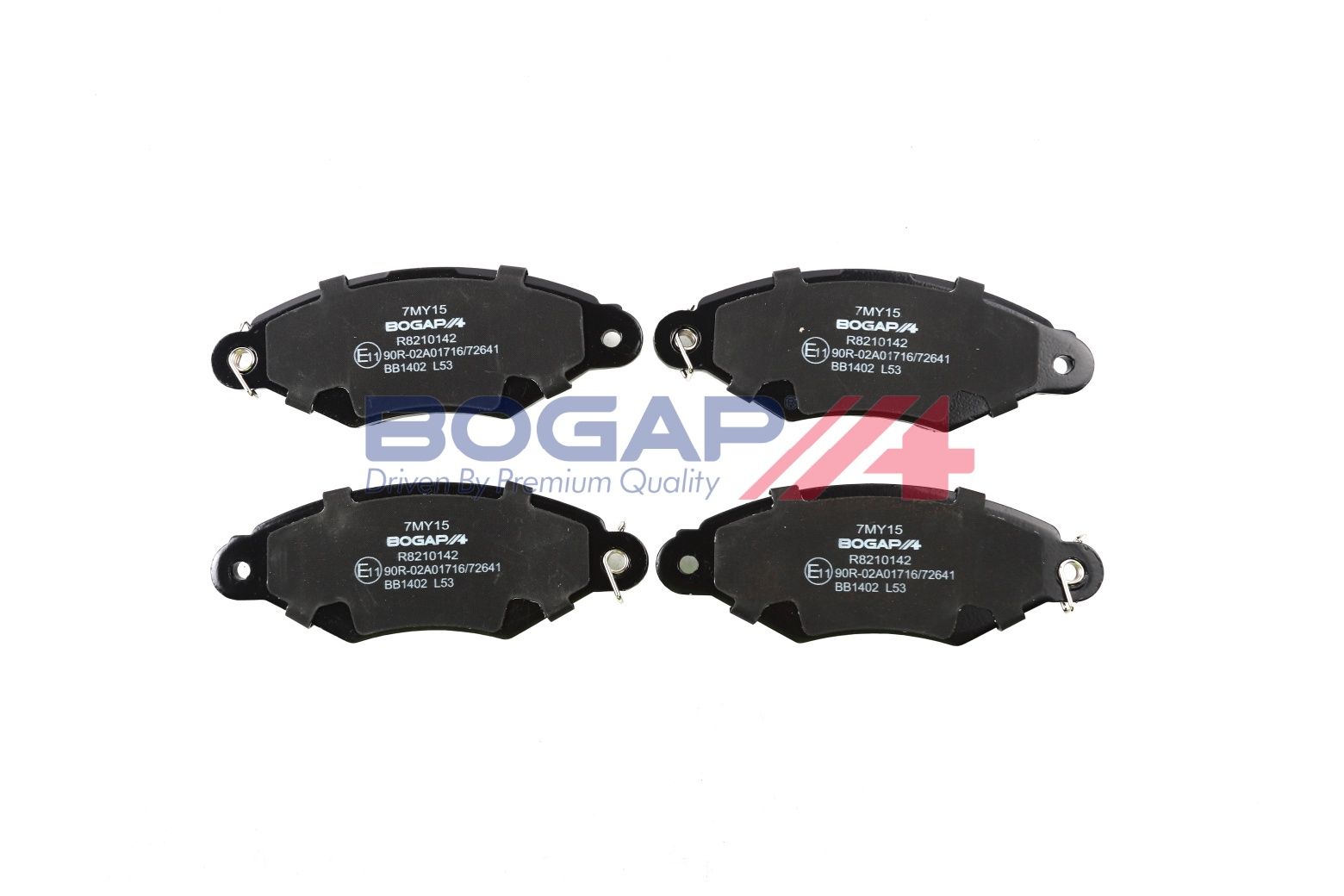 BOGAP R8210142 Brake Pad Set, Disc Brake | ML Performance Car Parts