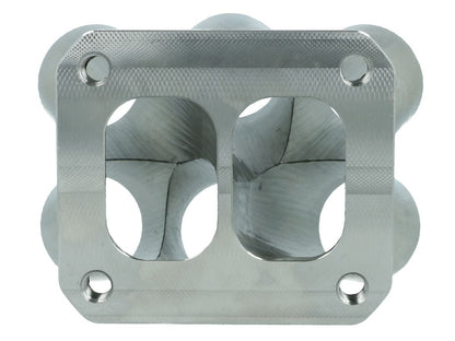 Turbozentrum 117620 6-Cyl. CNC stainless steel turbo manifold Collector T4 Twinscroll without external Wastegate port