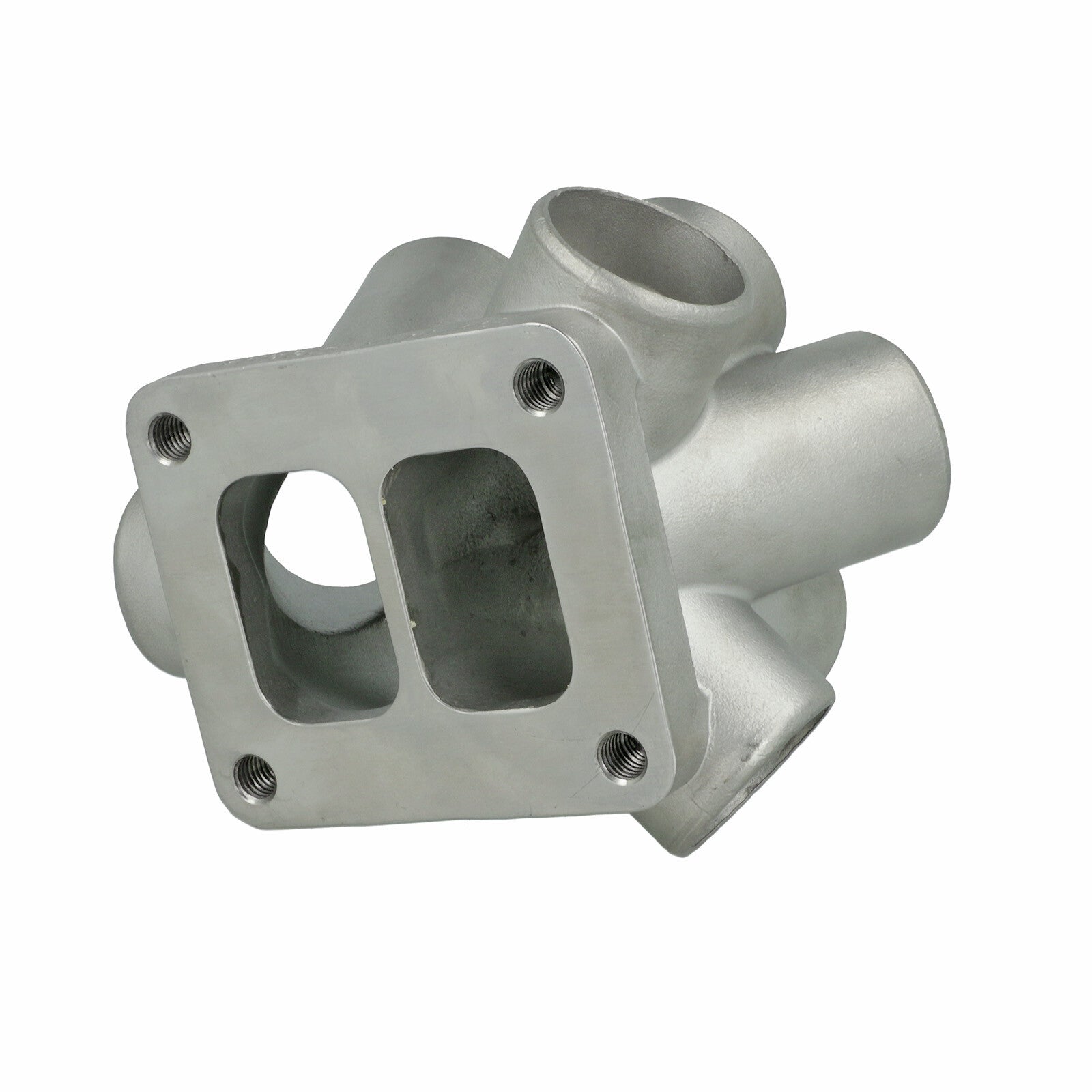 Turbozentrum 290628 6-Cylinder Stainless Steel Turbo Collector T4 Twinscroll (int. WG & ext. WG)