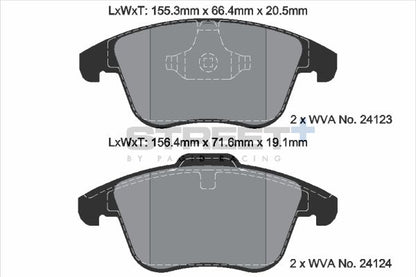 PAGID Racing T8056SP2001 STREET+ Brake Pads