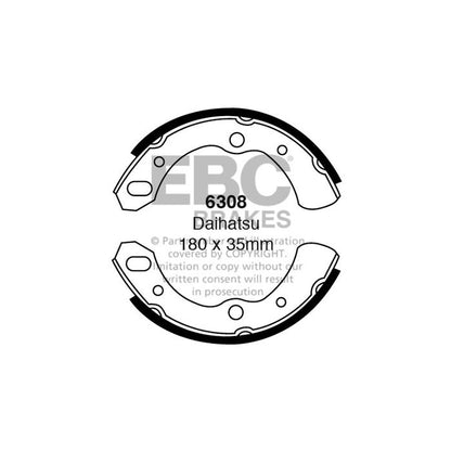 EBC 6308 Brake Shoes Front