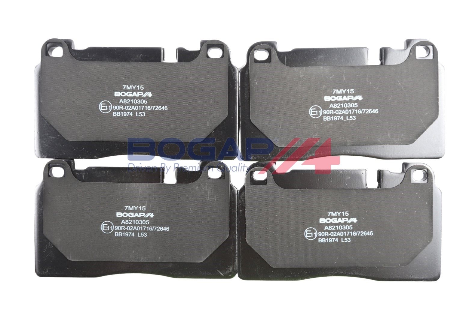 BOGAP A8210305 Brake Pad Set, Disc Brake | ML Performance Car Parts