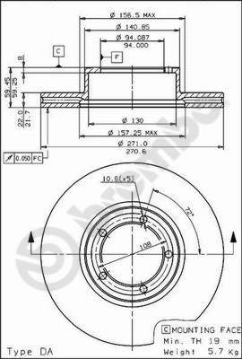 BOSCH 1987470040 Disc Brake Caliper Repair Kit