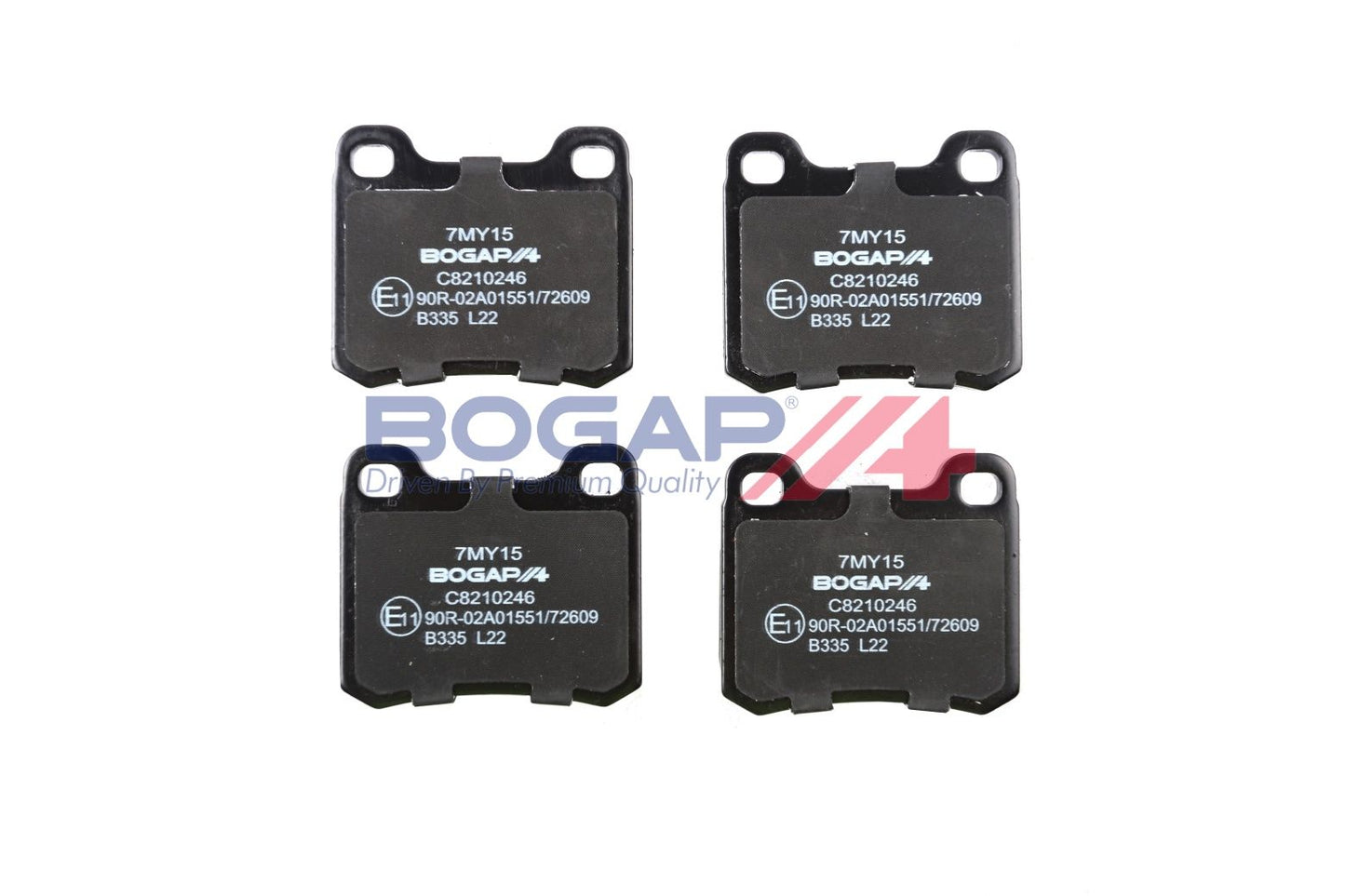 BOGAP C8210246 Brake Pad Set, Disc Brake | ML Performance Car Parts