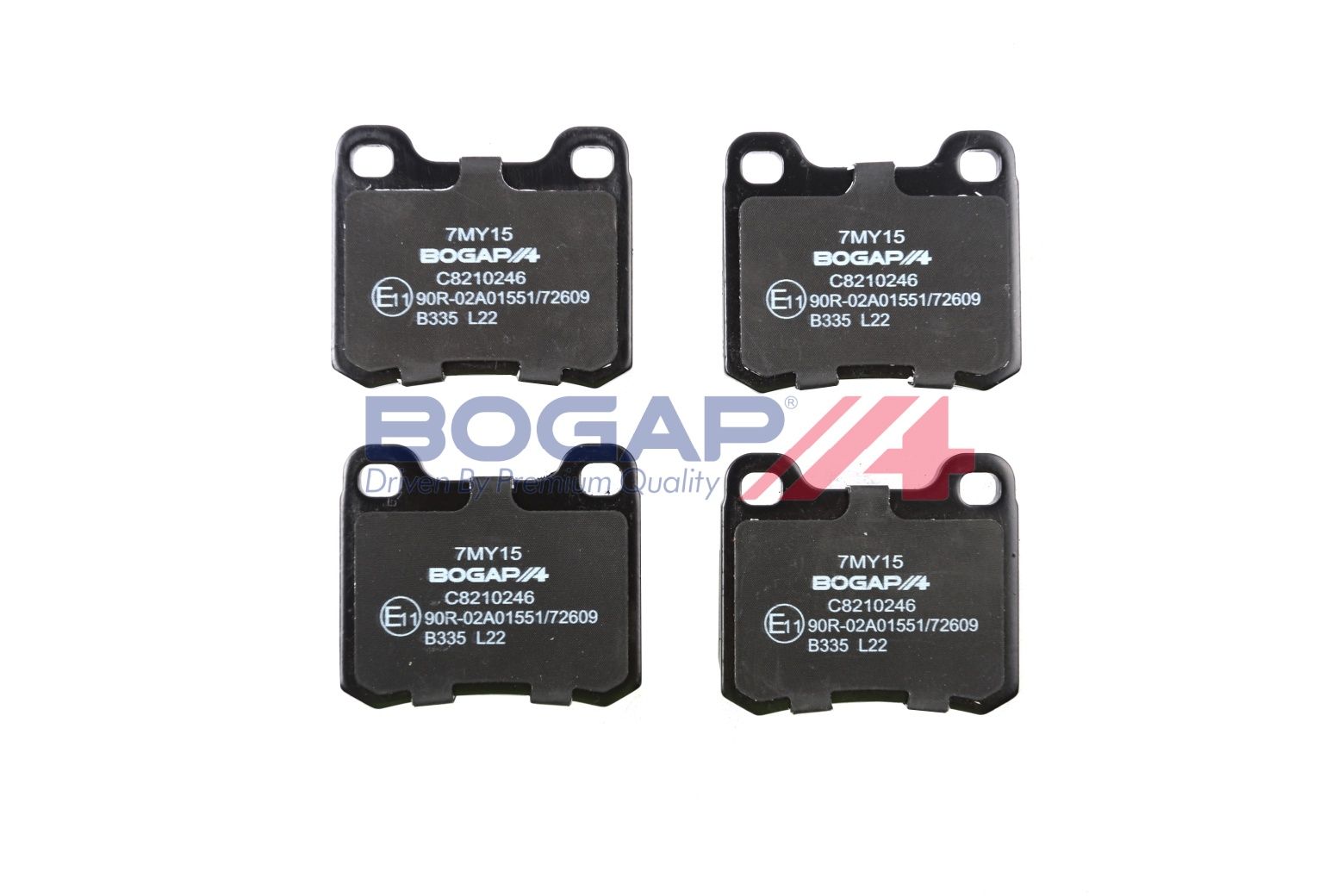 BOGAP C8210246 Brake Pad Set, Disc Brake | ML Performance Car Parts