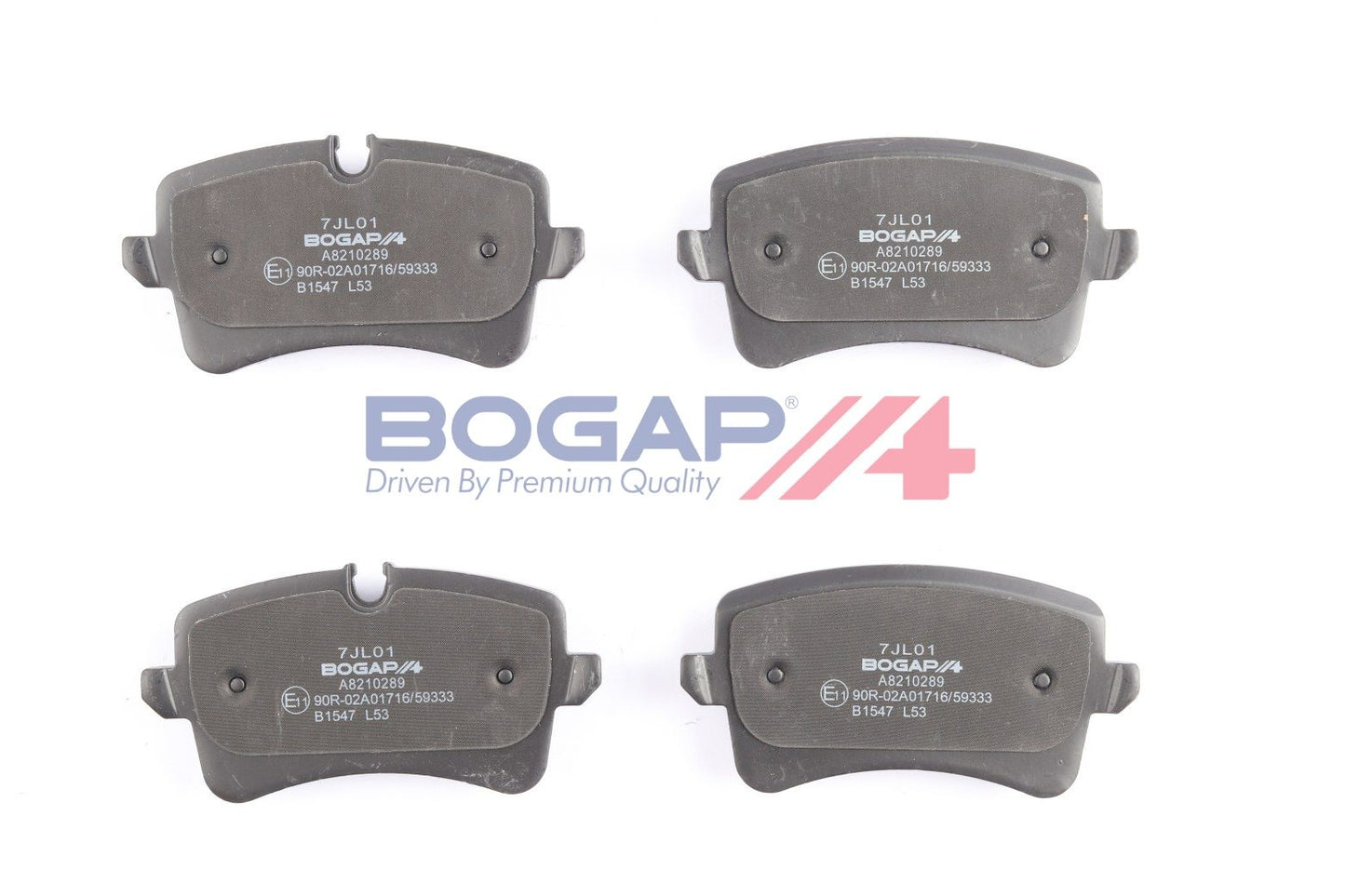 BOGAP A8210289 Brake Pad Set, Disc Brake | ML Performance Car Parts