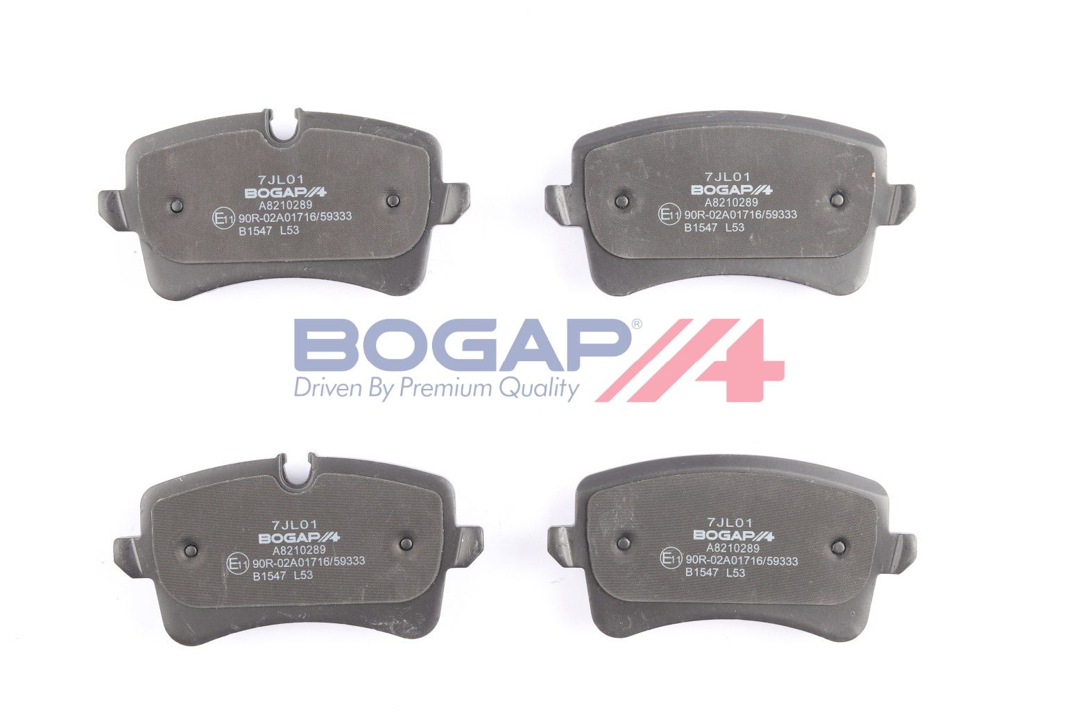BOGAP A8210289 Brake Pad Set, Disc Brake | ML Performance Car Parts