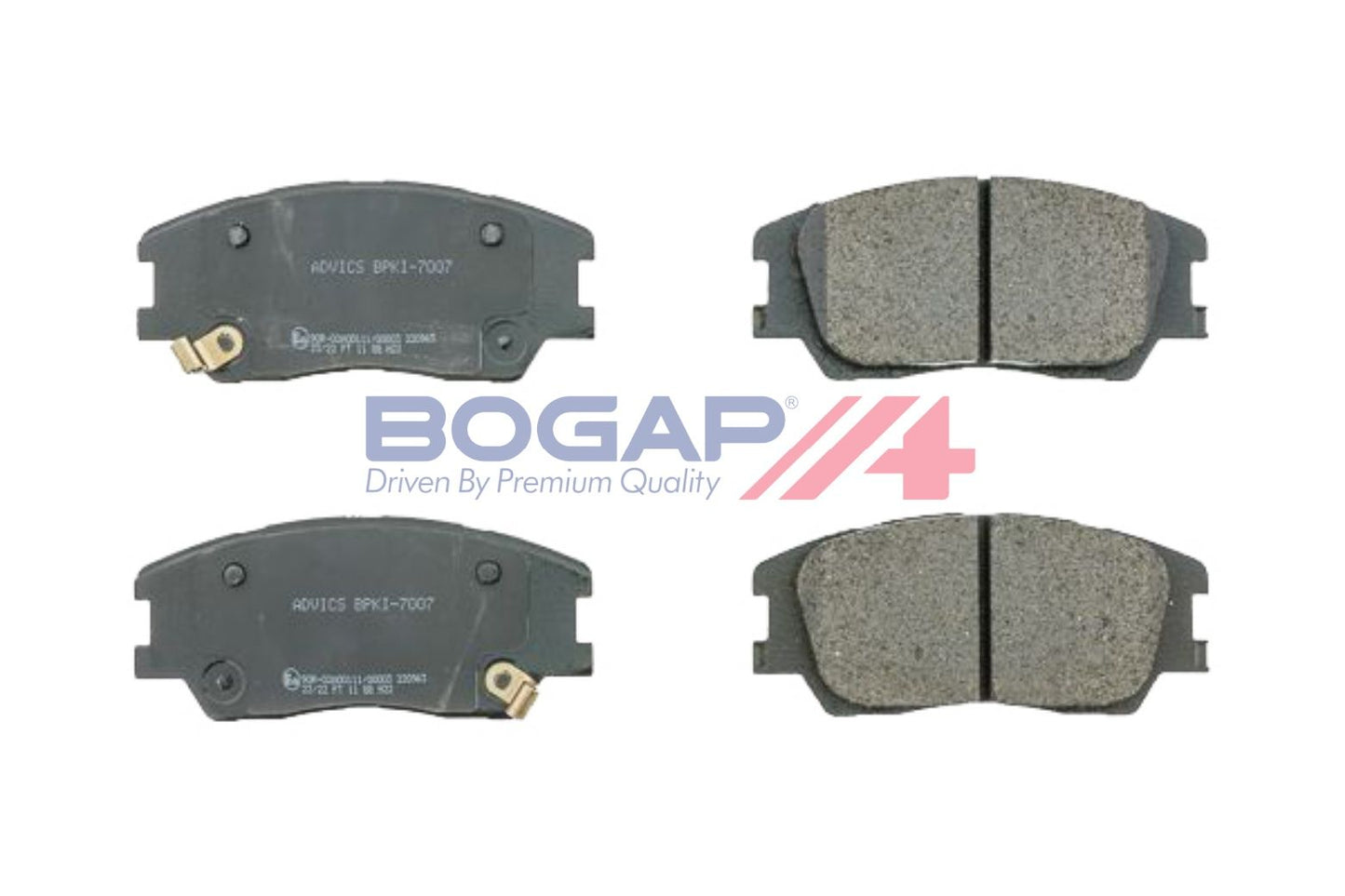 BOGAP Y8210264 Brake Pad Set, Disc Brake | ML Performance Car Parts