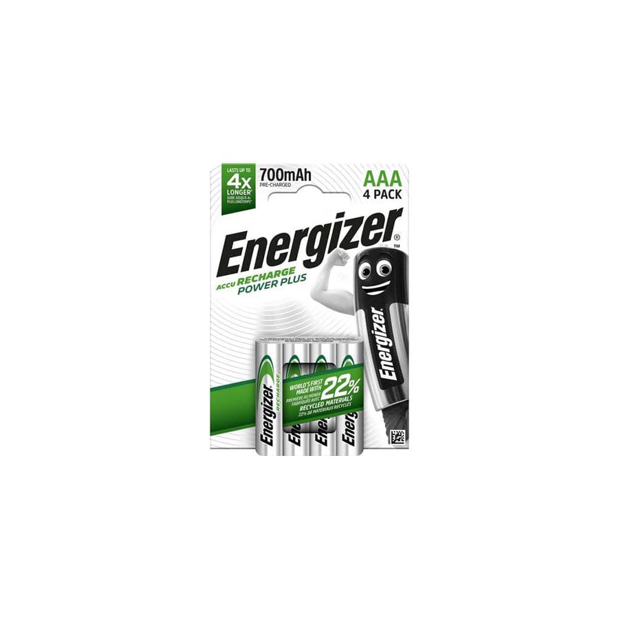 Energizer ACCU Recharge Power Plus AAA Batteries 700mAh