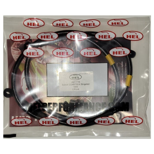 HEL Performance CL-HBF7718-FRONT R750 Slingshot K 1989- Full Length Race Brake Lines Stainless Steel Braided Fronts Only | ML Performance Car Parts