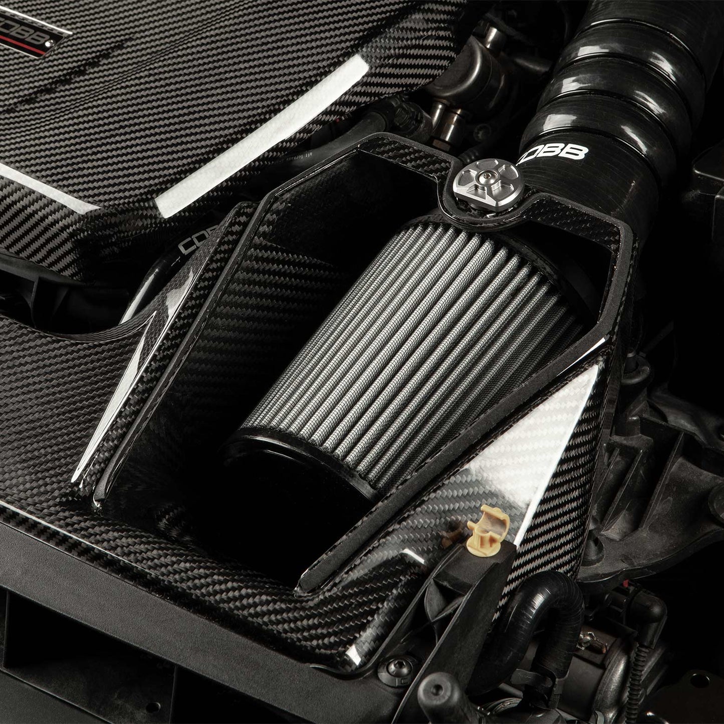 COBB 7A2160 CARBON AIR INTAKE SYSTEM REDLINE FOR VOLKSWAGEN GOLF R (MK8)/AUDI S3 (8Y) S 2022+