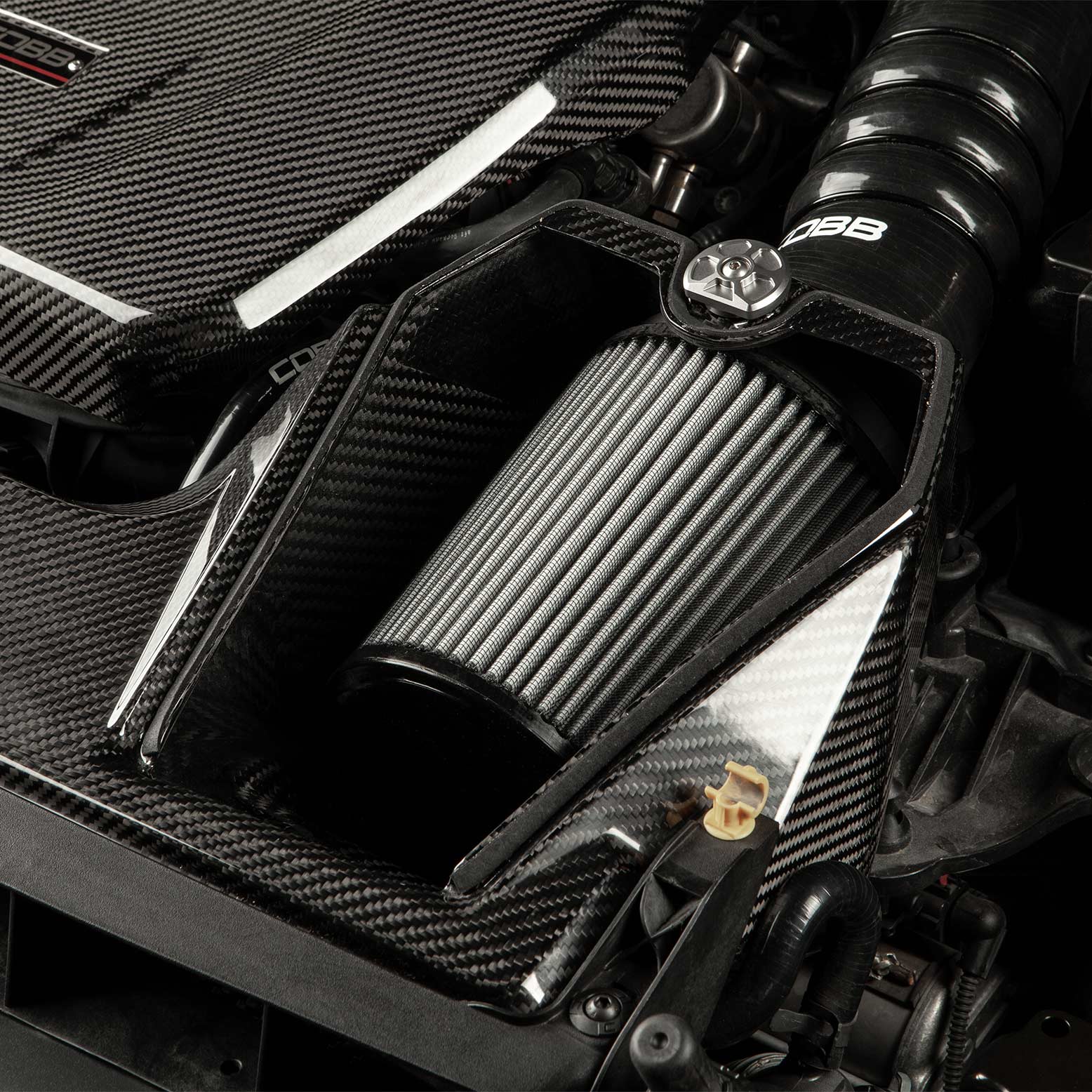 COBB 7A2160 CARBON AIR INTAKE SYSTEM REDLINE FOR VOLKSWAGEN GOLF R (MK8)/AUDI S3 (8Y) S 2022+