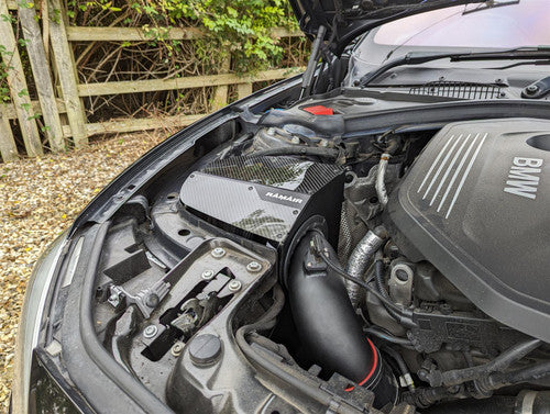 Ramair JSK-249-BK Performance Foam Induction Kit With Carbon Lid for BMW 1/2/3/4 Series 3.0T B58