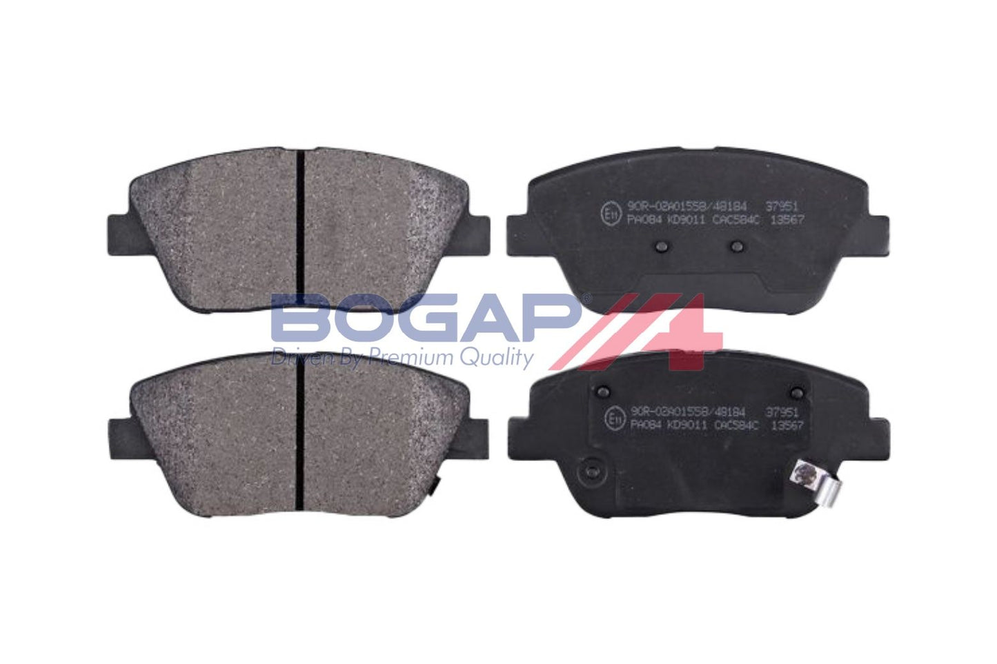 BOGAP Y8210242 Brake Pad Set, Disc Brake | ML Performance Car Parts