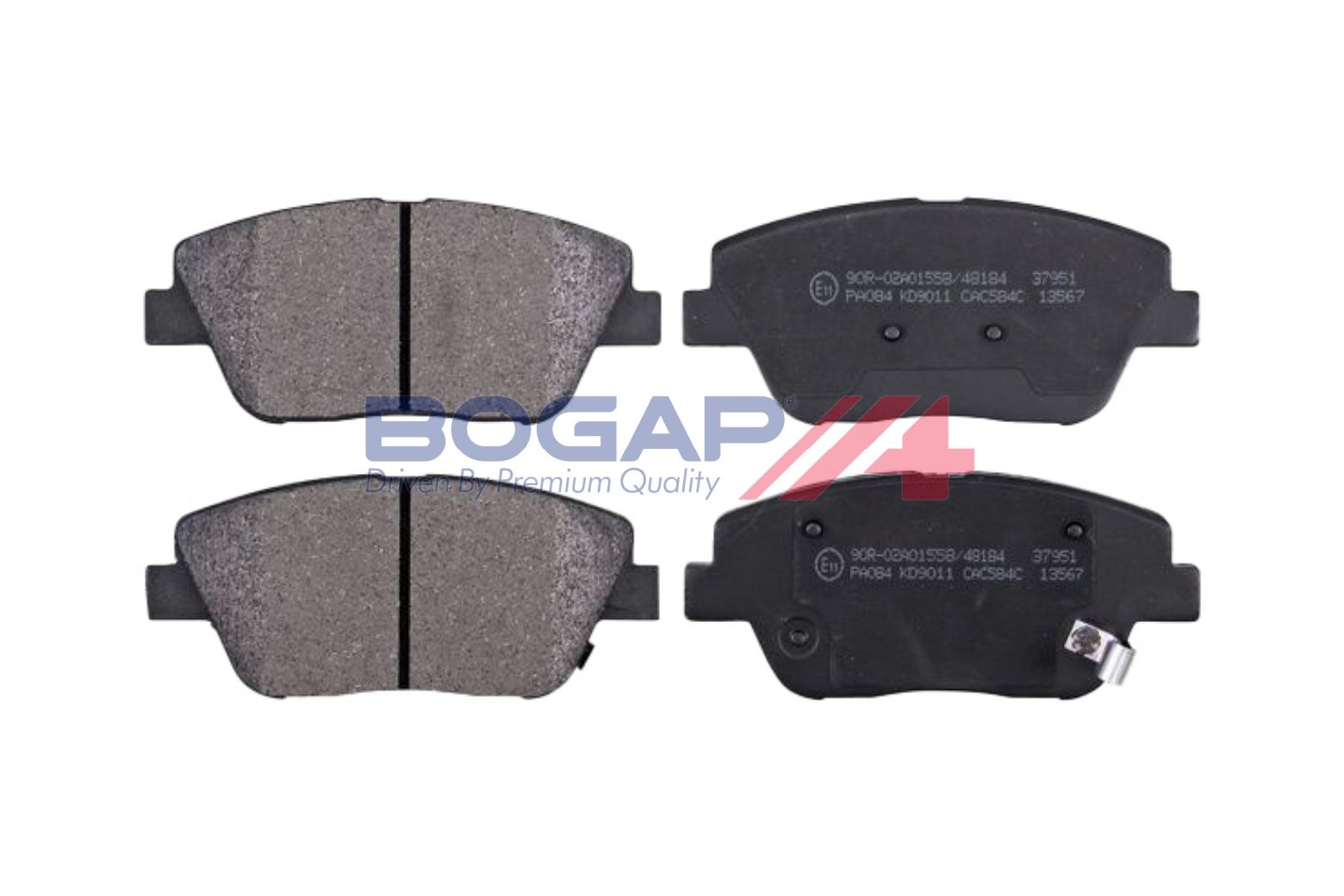 BOGAP Y8210242 Brake Pad Set, Disc Brake | ML Performance Car Parts