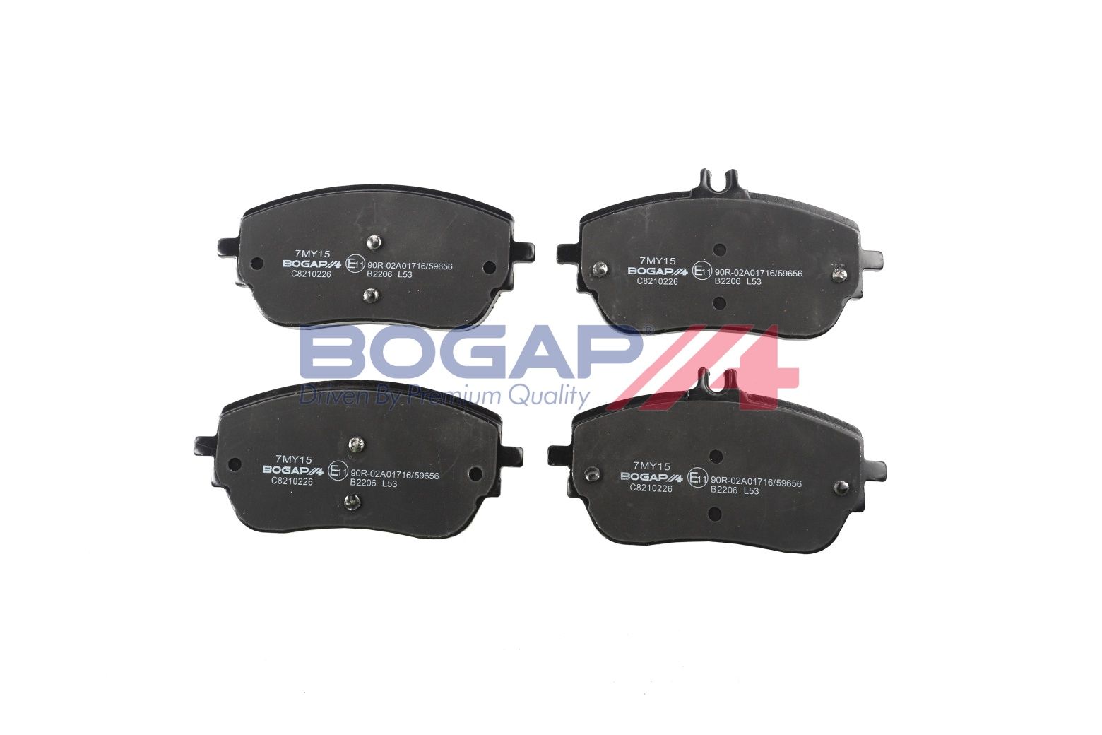 BOGAP C8210226 Brake Pad Set, Disc Brake | ML Performance Car Parts