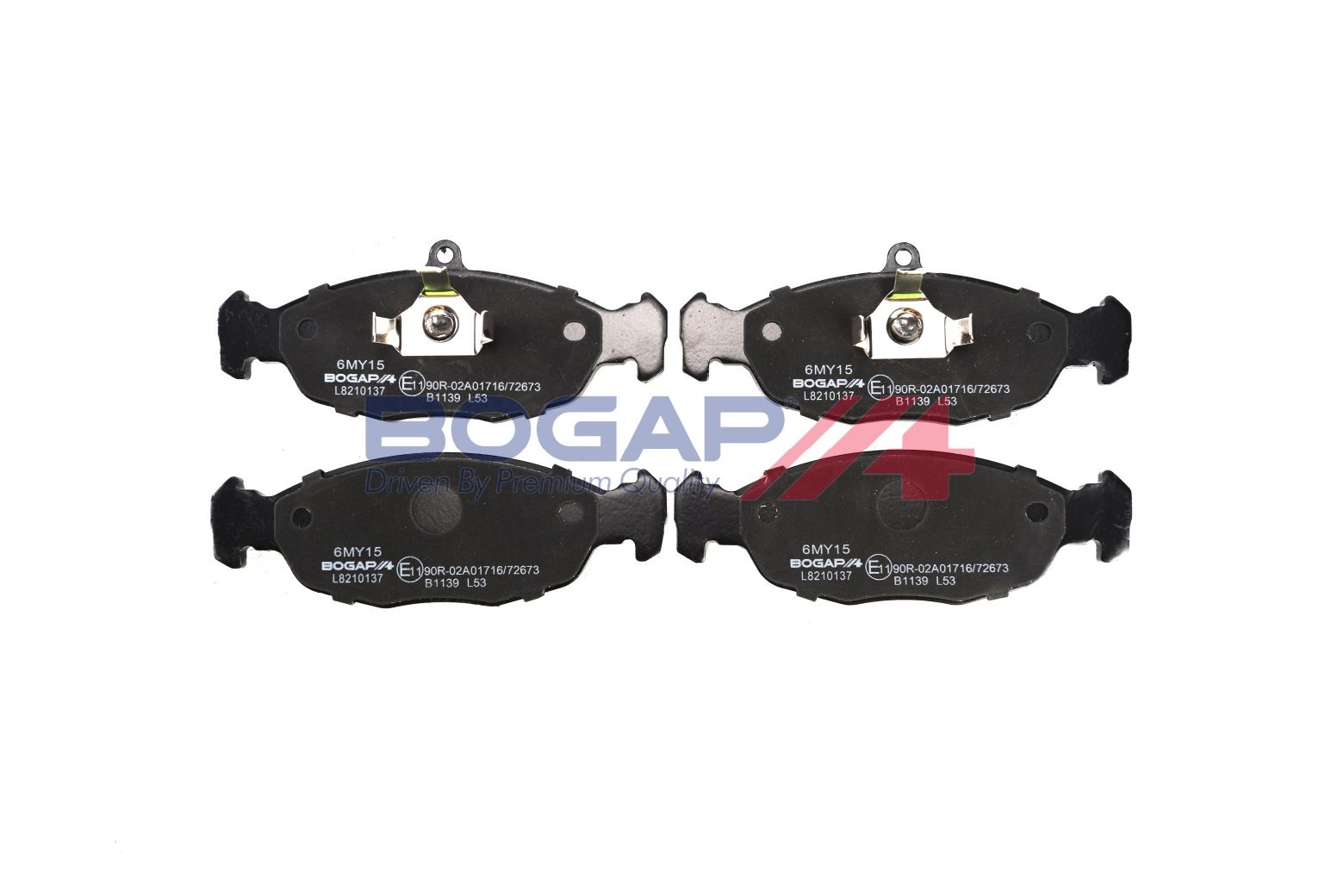 BOGAP L8210137 Brake Pad Set, Disc Brake | ML Performance Car Parts