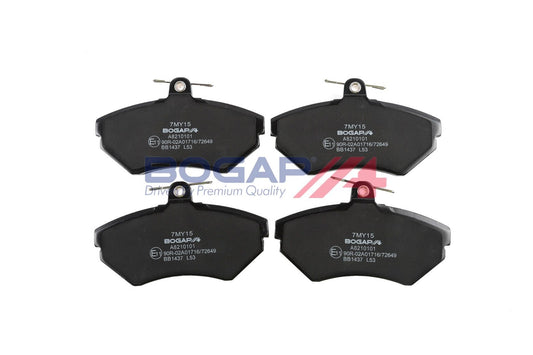 BOGAP A8210101 Brake Pad Set, Disc Brake | ML Performance Car Parts