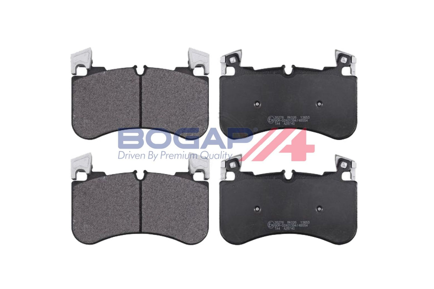 BOGAP E8210124 Brake Pad Set, Disc Brake | ML Performance Car Parts