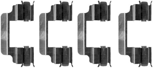 TEXTAR 82059500 Brake Pad Fitting Kit