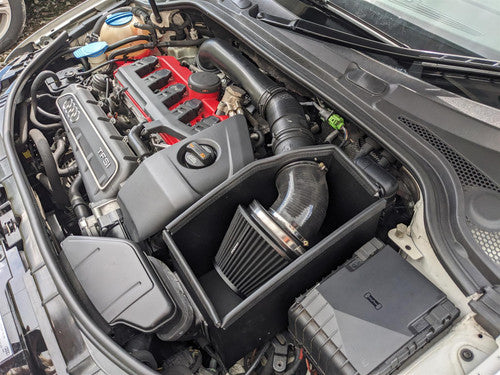 Ramair PRK-286-BK Performance Pleated Induction Kit for VW MK5 R32 + Audi 8P RS3