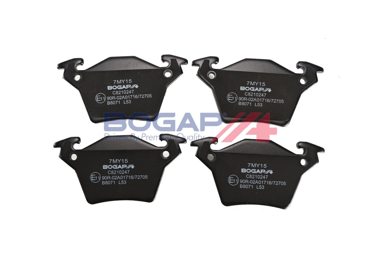BOGAP C8210247 Brake Pad Set, Disc Brake | ML Performance Car Parts