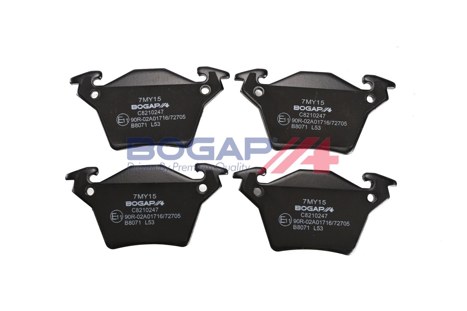 BOGAP C8210247 Brake Pad Set, Disc Brake | ML Performance Car Parts