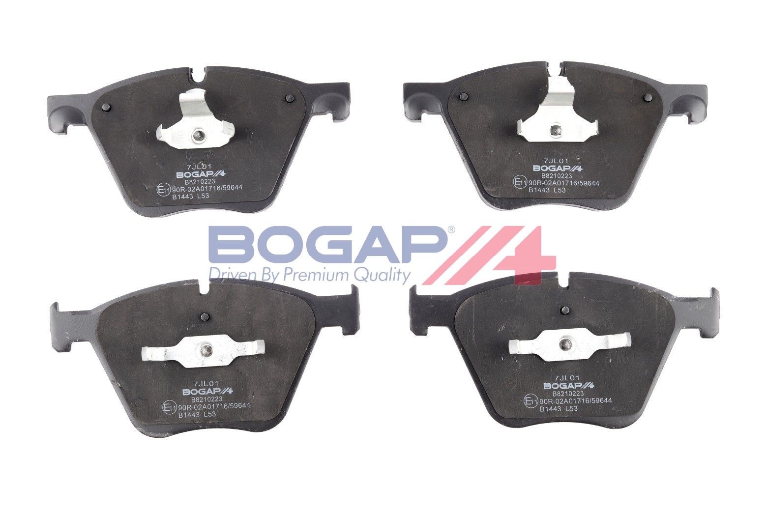 BOGAP B8210223 Brake Pad Set, Disc Brake | ML Performance Car Parts