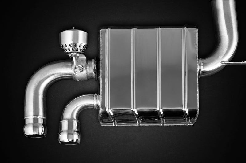 Capristo 02PO01703002 Porsche 958 Cayenne V8 Induction ECE Valved Exhaust with Mid-Pipes (CES3) 