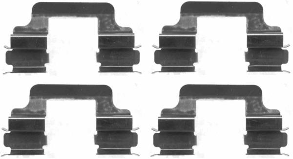 TEXTAR 82054900 Brake Pad Fitting Kit