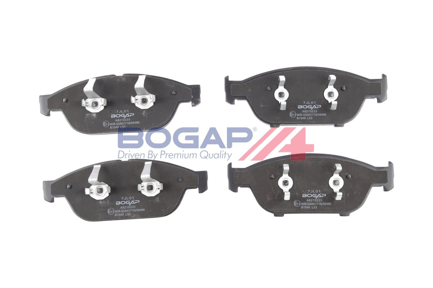 BOGAP A8210233 Brake Pad Set, Disc Brake | ML Performance Car Parts