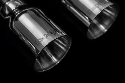 Capristo 02PO08603013 Porsche 991.1 GT3/3RS Racing Valved Exhaust with Headers, 250 Cell Sports Cat, and Carbon Engine Cover (CES3) 