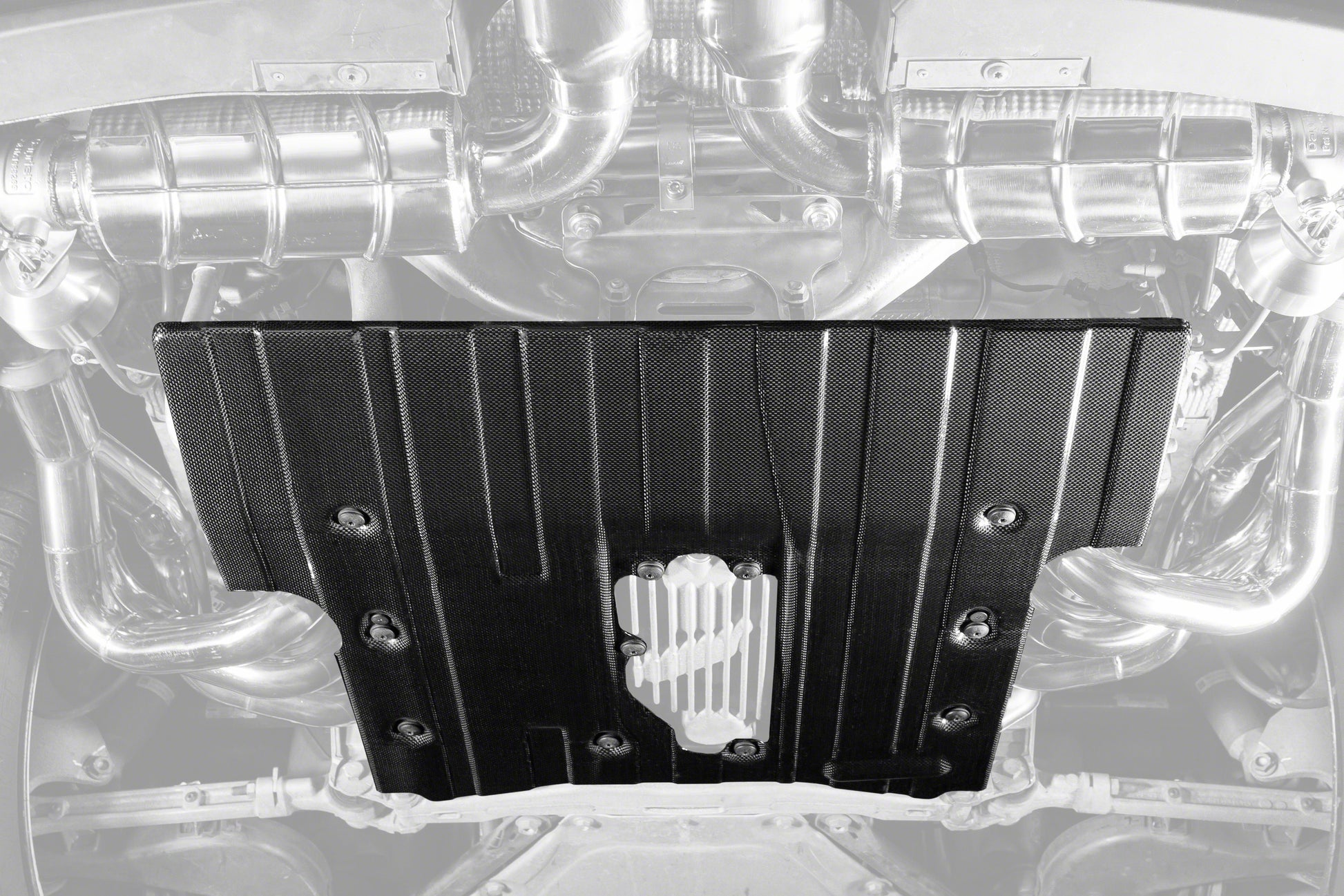 Capristo 02PO08603013 Porsche 991.1 GT3/3RS Racing Valved Exhaust with Headers, 250 Cell Sports Cat, and Carbon Engine Cover (CES3) 