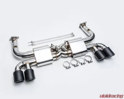 Vivid Racing VR-991.2-170P VRP Valvetronic Exhaust System Polished Tips Porsche 991.2 Carrera 3.0T
