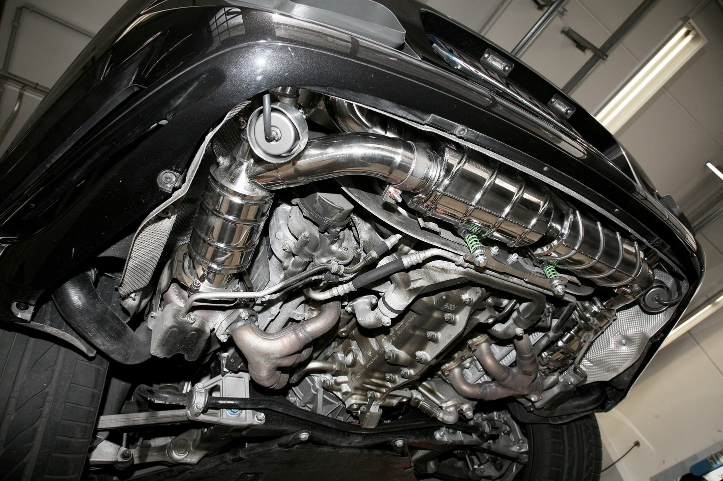 Capristo 02PO01103002 Porsche 997.1 Turbo/S/GT2/2RS Valved Exhaust with 250 Cell Sports Cats (CES3) 