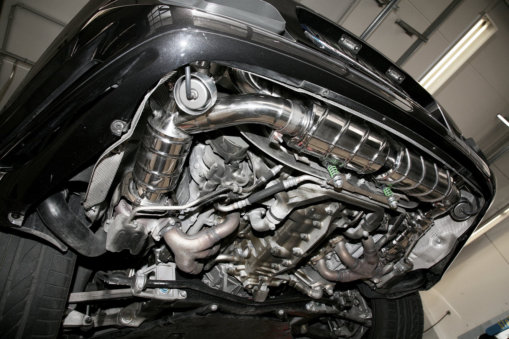 Capristo 02PO01103002 Porsche 997.1 Turbo/S/GT2/2RS Valved Exhaust with 250 Cell Sports Cats (CES3) 