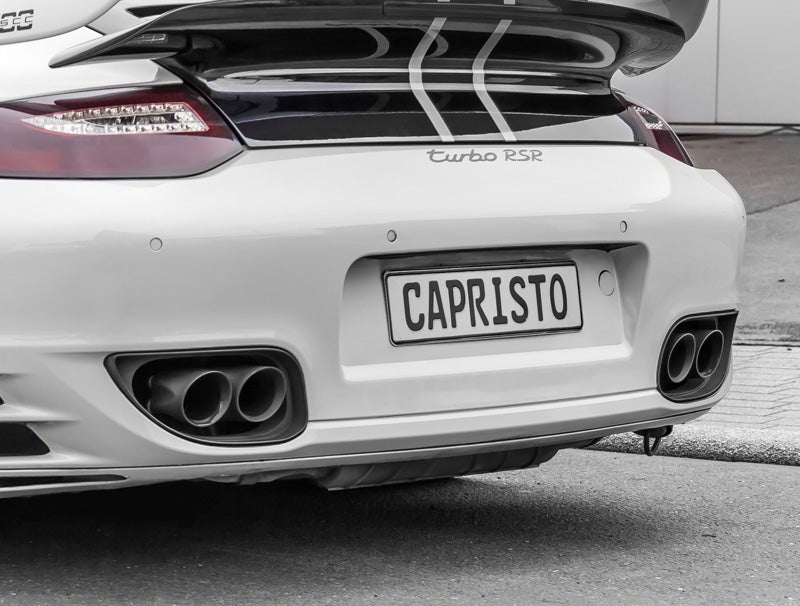 Capristo 02PO01203003 Porsche 997.2 Turbo/S Valved Exhaust with 250 Cell Sports Cats (CES3) 