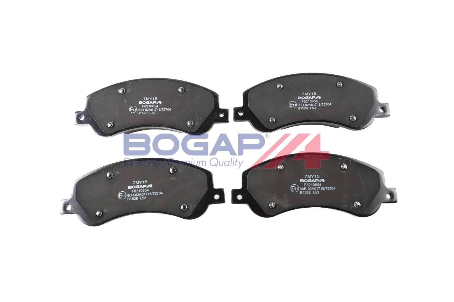 BOGAP F8210654 Brake Pad Set, Disc Brake | ML Performance Car Parts