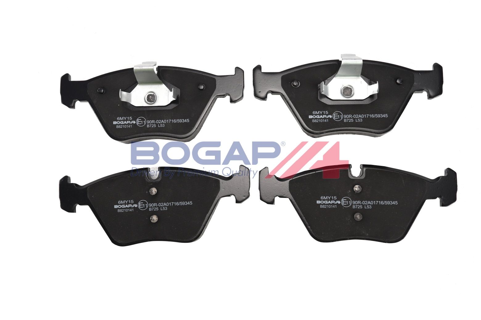 BOGAP B8210141 Brake Pad Set, Disc Brake | ML Performance Car Parts